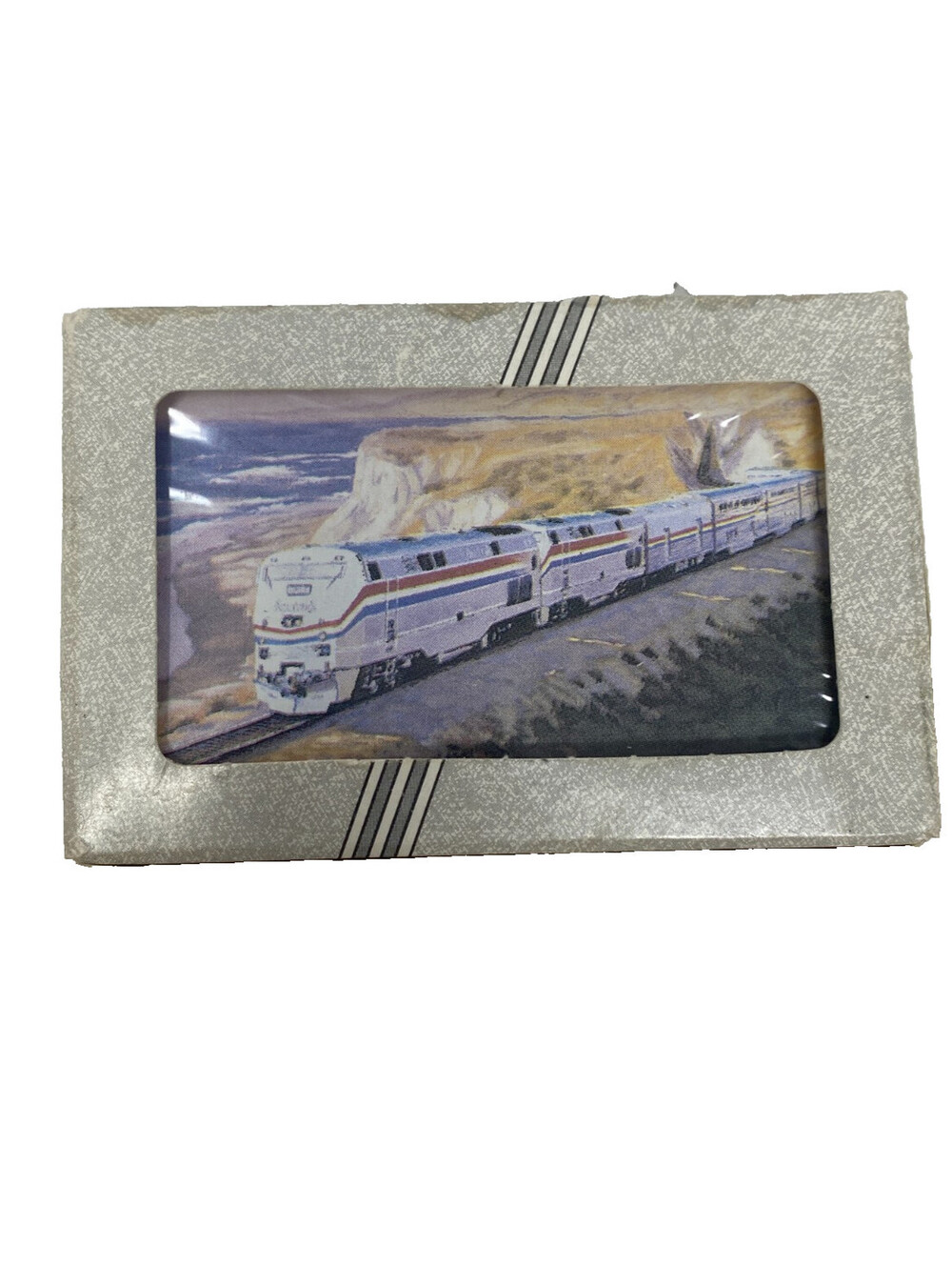 Vintage Amtrak Train Playing Cards Sealed Liberty Made in USA Railroad 1990s